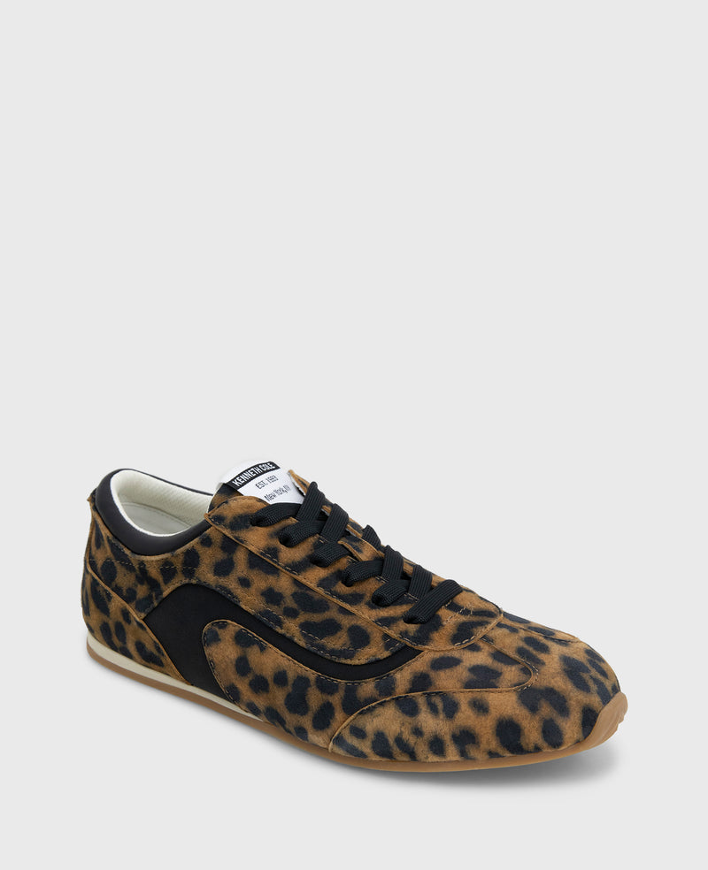 Kenneth Cole - Alma Leopard Suede Sneaker WOMENS ATHLEISURE for Women