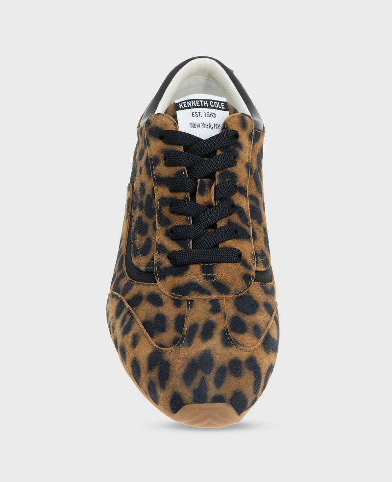 Kenneth Cole - Alma Leopard Suede Sneaker WOMENS ATHLEISURE for Women