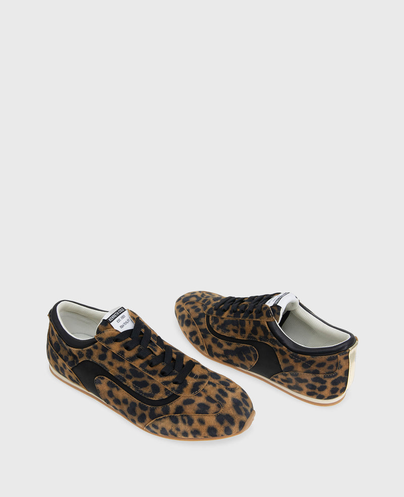 Kenneth Cole - Alma Leopard Suede Sneaker WOMENS ATHLEISURE for Women