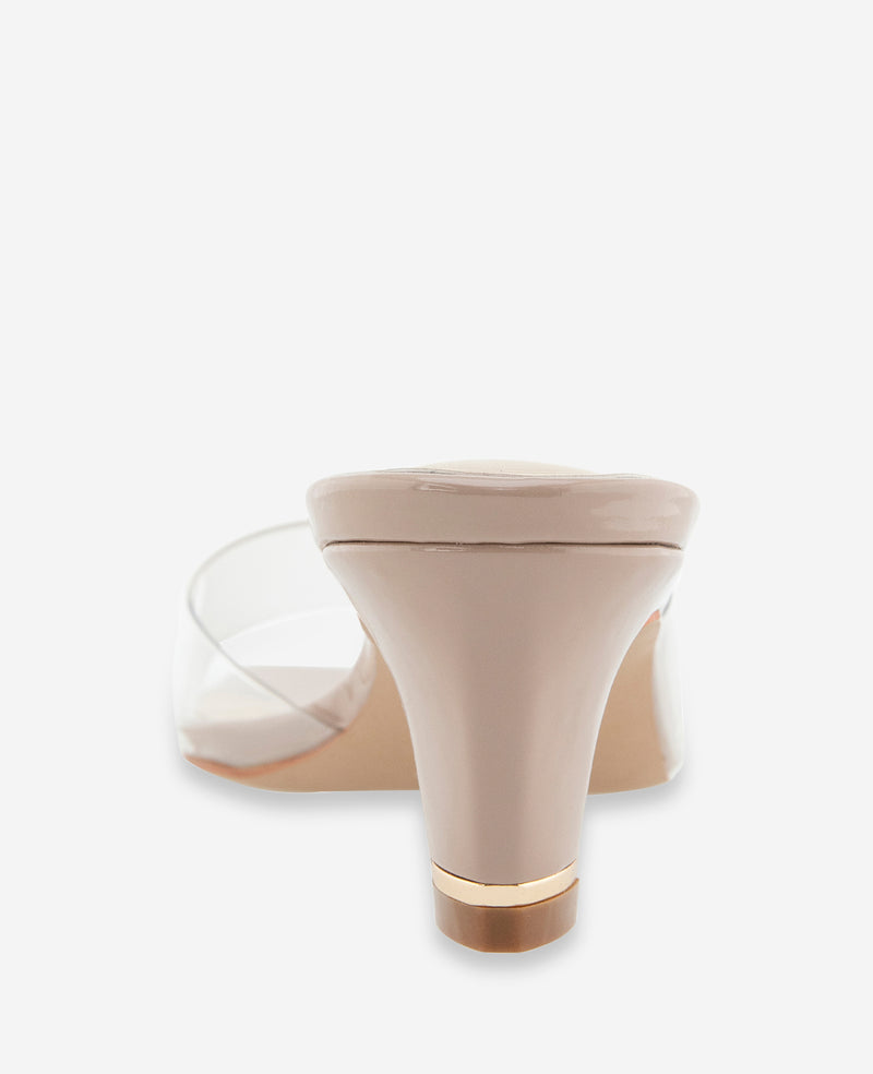 Kenneth Cole - Arita Clear Open Toe Heel WOMENS HEELS for Women