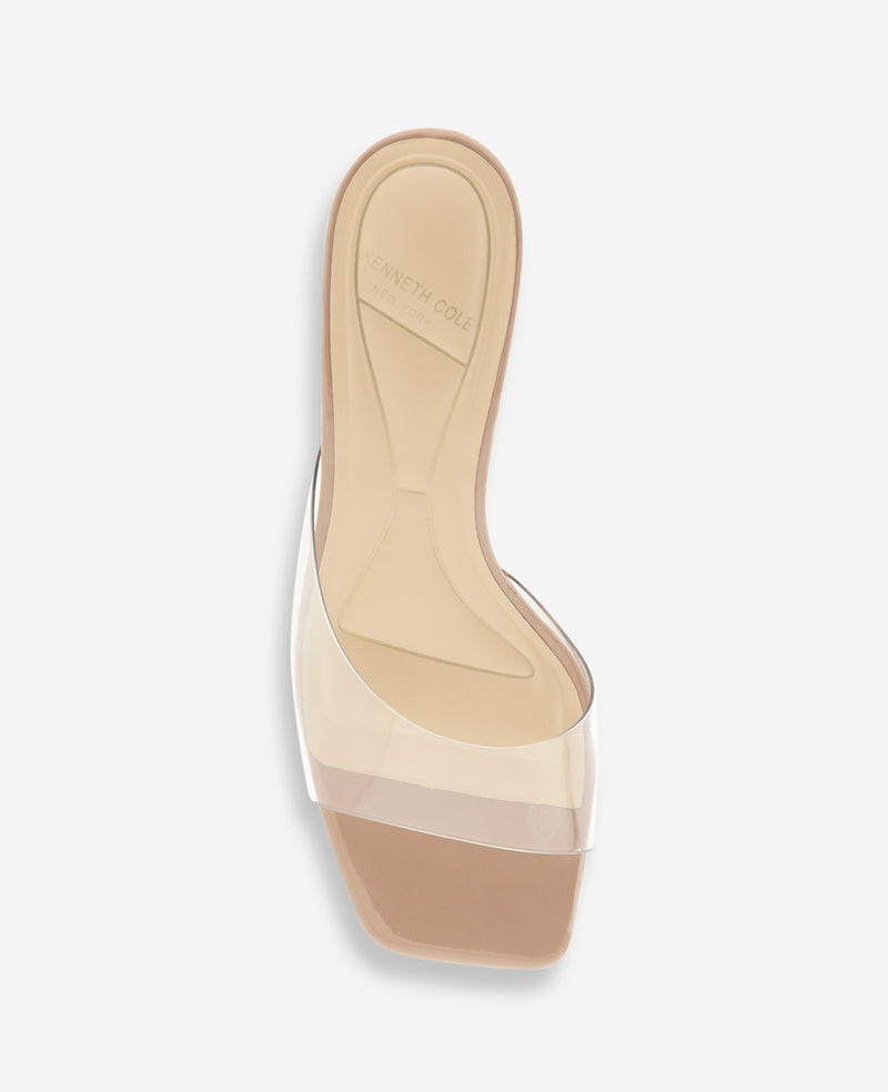 Kenneth Cole - Arita Clear Open Toe Heel WOMENS HEELS for Women