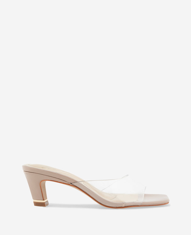 Kenneth Cole - Arita Clear Open Toe Heel WOMENS HEELS for Women