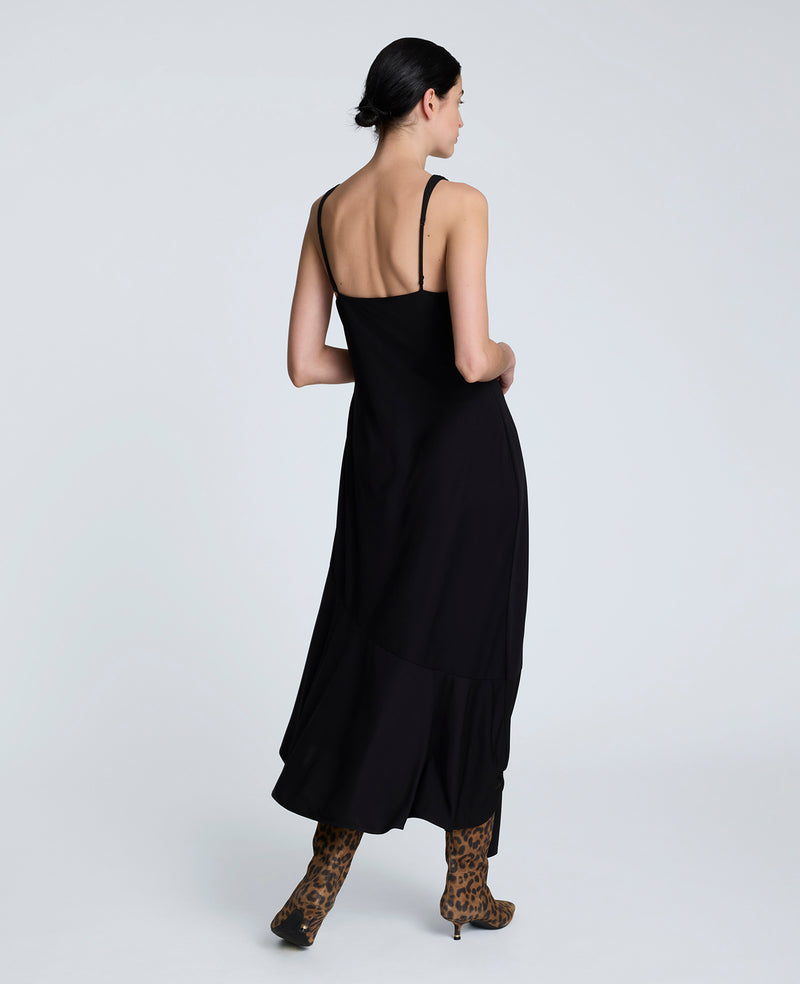 Asymmetrical Hem Cowl Neck Dress Black | Kenneth Cole Asymmetrical Hem Cowl Neck Dress Black | Kenneth Cole