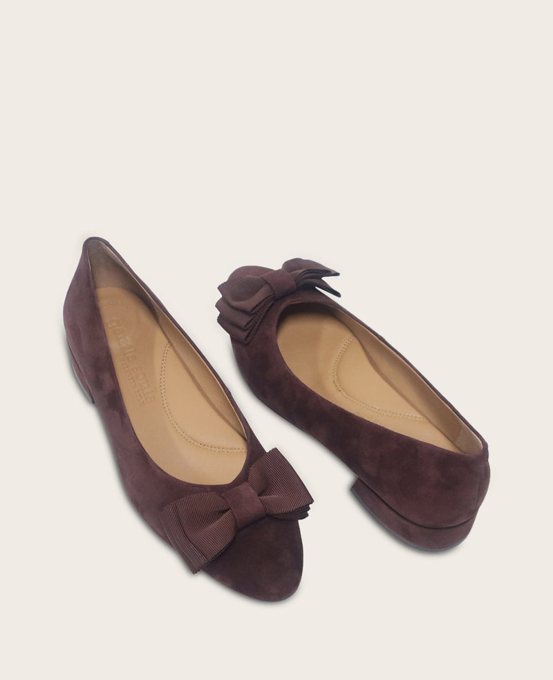 Kenneth Cole - GENTLE SOULS - Atlas Suede Bow Flat WOMENS FLAT for Women