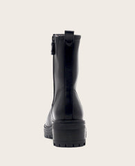 GENTLE SOULS - Bailah Leather Side Zip Lug Boot