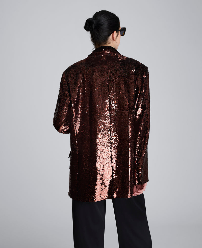 Kenneth Cole - Sequin Boyfriend Jacket WOMENS JACKET for Women