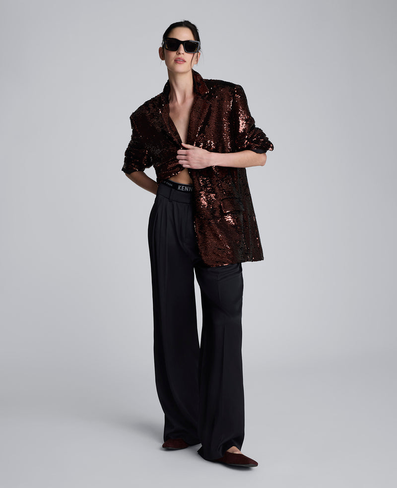 Kenneth Cole - Sequin Boyfriend Jacket WOMENS JACKET for Women