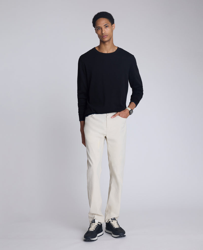 Kenneth Cole - Crew Neck Sweater with Tipping Details MENS SWEATER for Men