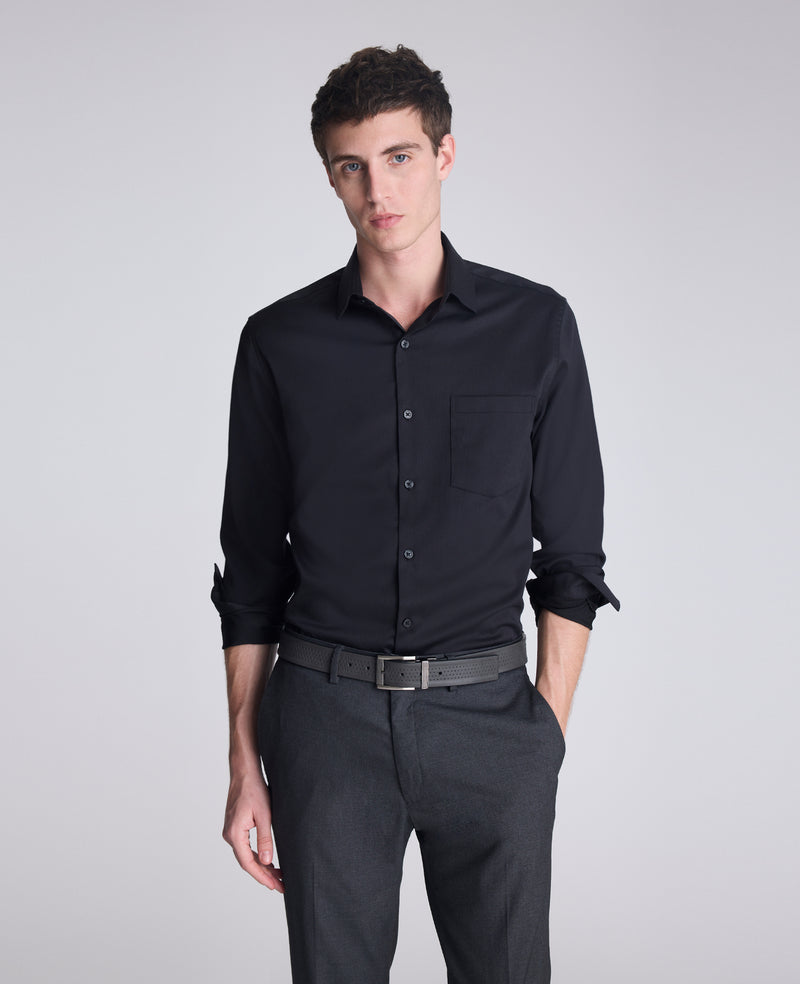 reaction kenneth cole slim fit dress shirt Kenneth Cole Reaction Slim Fit - Gray - Men's Dress Shirt