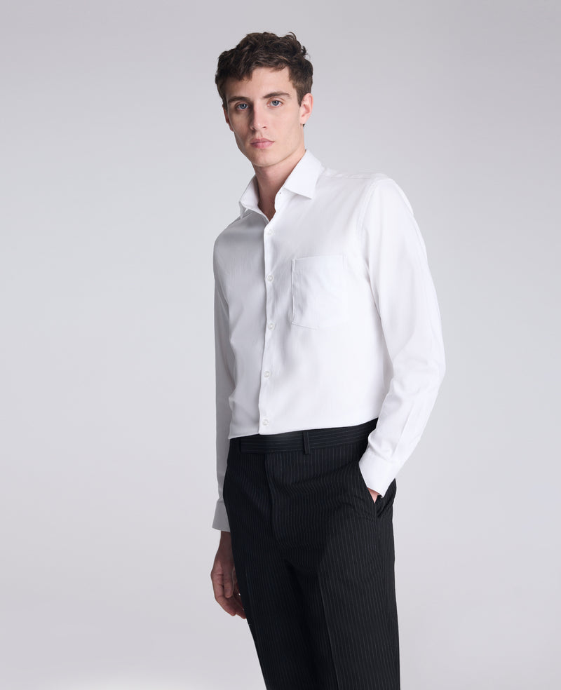 Buy Men's REACTION Slim-Fit Button-Down Dress Shirt, White Buy Men's REACTION Slim-Fit Button-Down Dress Shirt, White