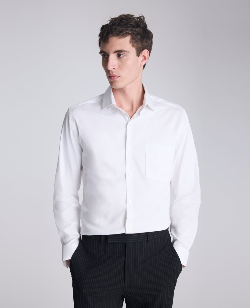 Buy Men's REACTION Slim-Fit Button-Down Dress Shirt, White Buy Men's REACTION Slim-Fit Button-Down Dress Shirt, White