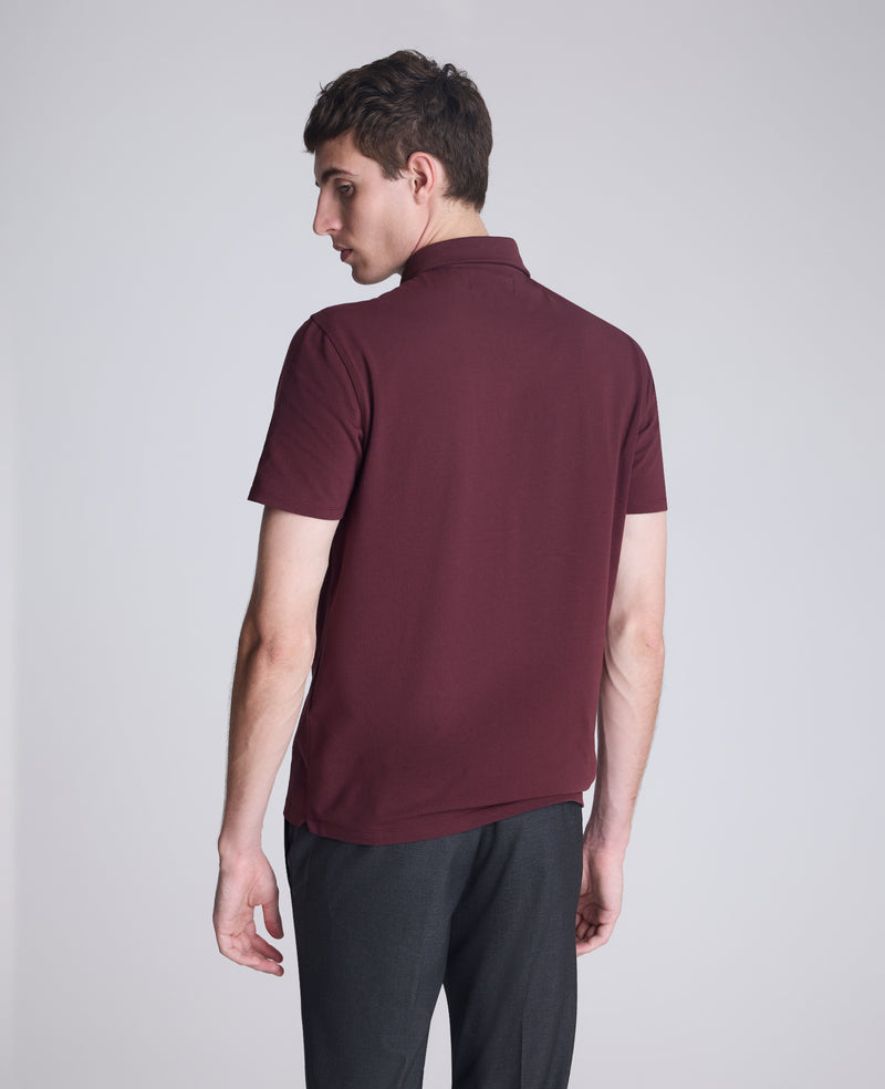 Kenneth Cole - Performance Button Polo MENS KNITS for Men