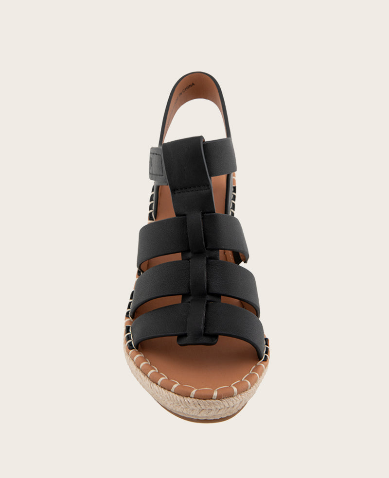 Kenneth Cole - GENTLE SOULS - Capelin Leather Espadrille Wedge WOMENS SANDAL for Women