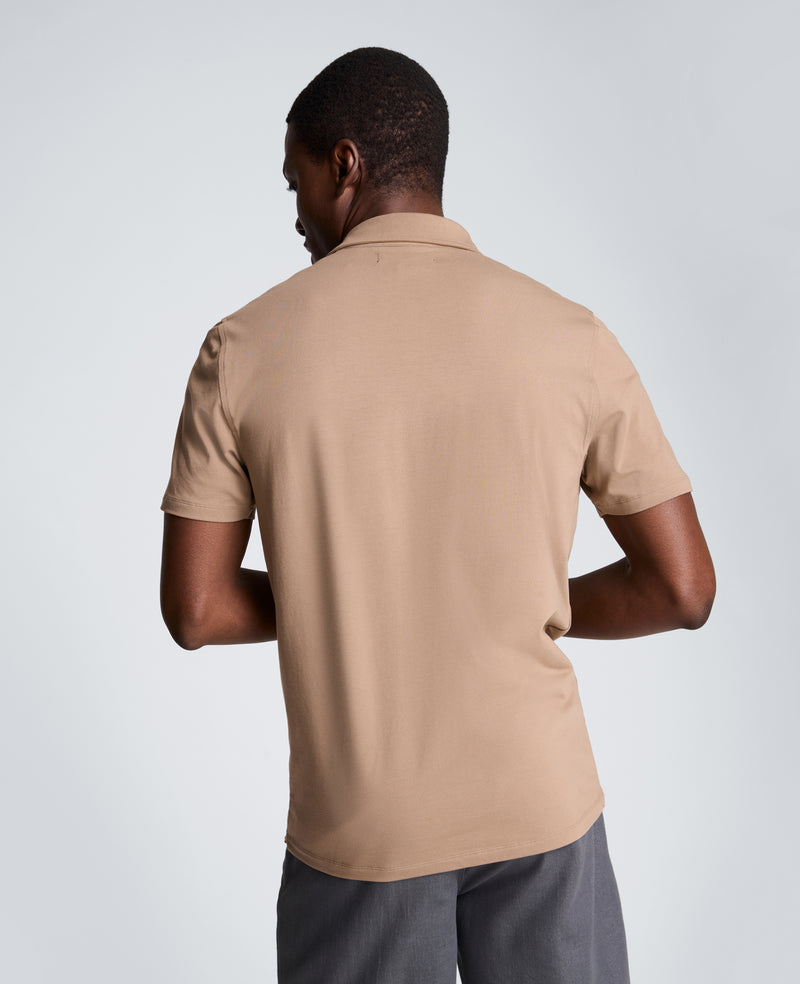 Kenneth Cole - Performance Button Polo MENS SHIRT for Men