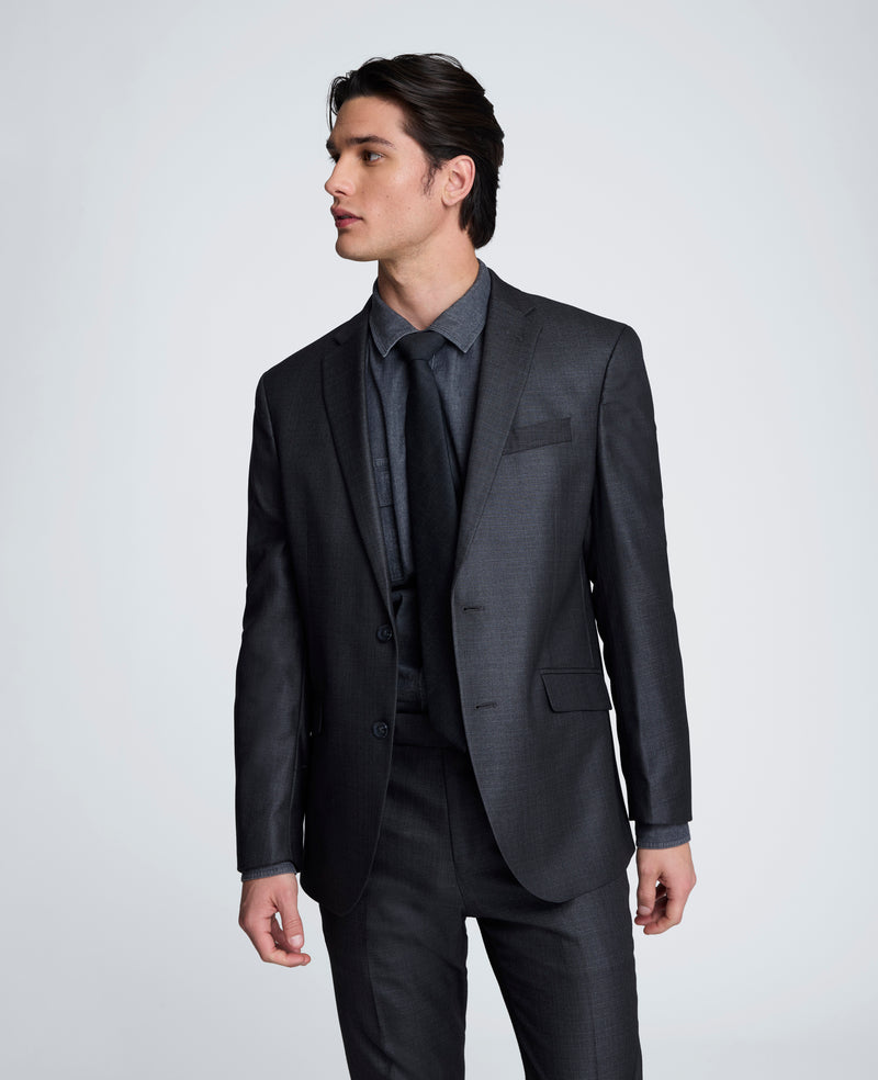 Kenneth Cole Reaction Men's Multi Pattern Suit Separate Jacket, 36 Short