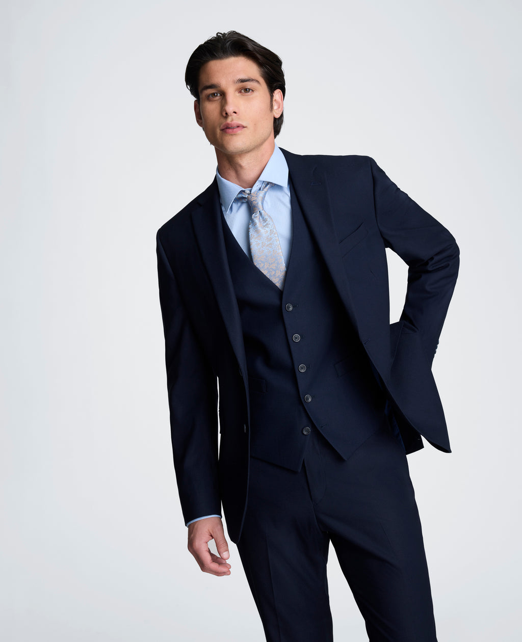 Kenneth Cole - Slim-Fit Stretch Suit Separate Jacket MENS SUIT SEPARATES for Men 