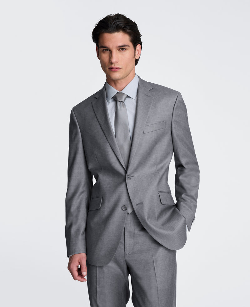 Reaction Kenneth Cole | Slim-Fit Stretch Suit Separate Jacket in LIGHT GREY, Size: 38L by Kenneth Cole Reaction Kenneth Cole | Slim-Fit Stretch Suit Separate Jacket in LIGHT GREY, Size: 38L by Kenneth Cole
