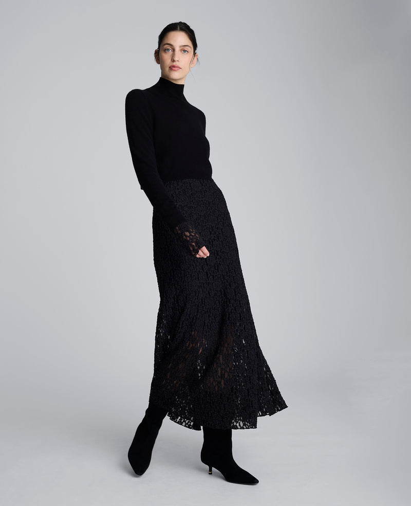 Kenneth Cole - Merino Wool Cropped Mockneck Sweater WOMENS SWEATER for Women