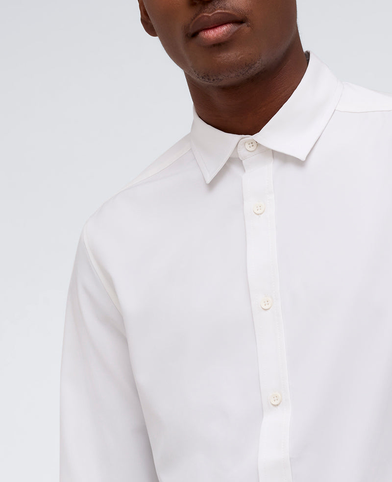Kenneth Cole | Performance Slim Fit Button Down Shirt in White Kenneth Cole | Performance Slim Fit Button Down Shirt in White