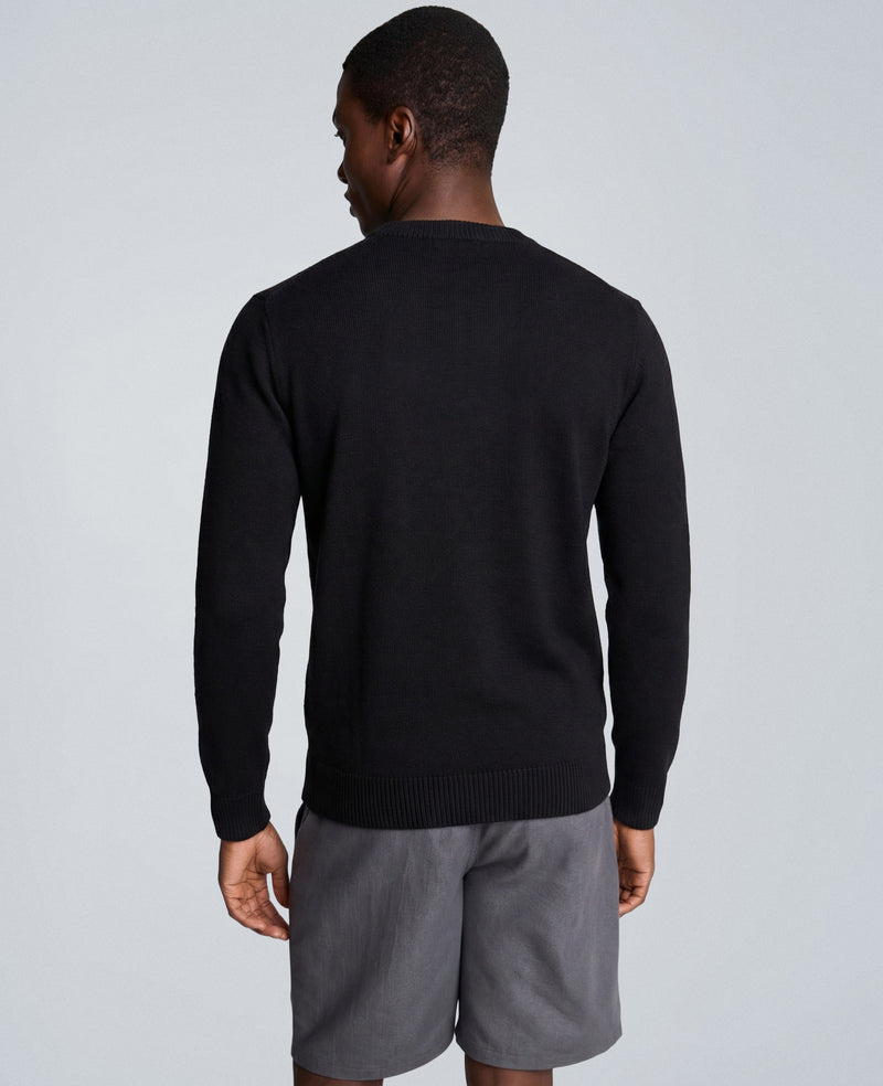 Kenneth Cole - Lingua Franca Free The Speech Unisex Cotton Crewneck Sweater Men's Apparel for Unisex