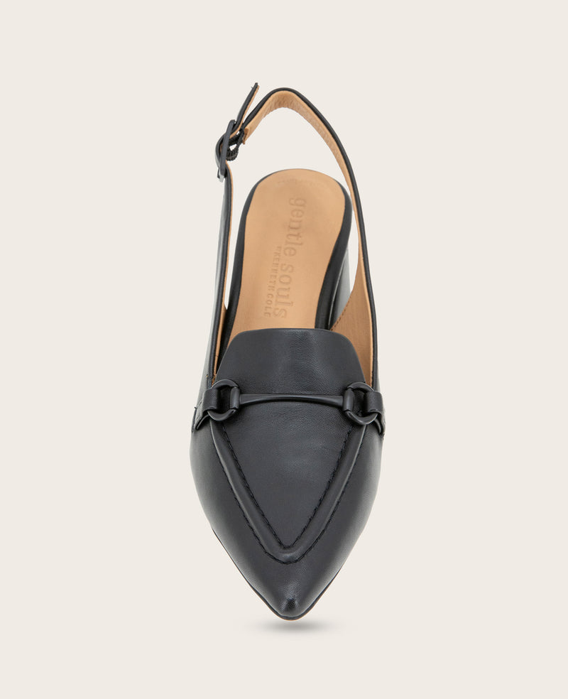 Kenneth Cole - GENTLE SOULS - Dawson Bit Leather Slingback WOMENS HEELS for Women