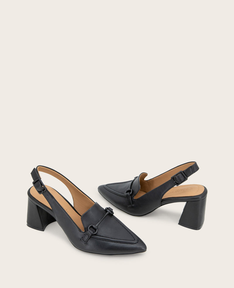 Kenneth Cole - GENTLE SOULS - Dawson Bit Leather Slingback WOMENS HEELS for Women