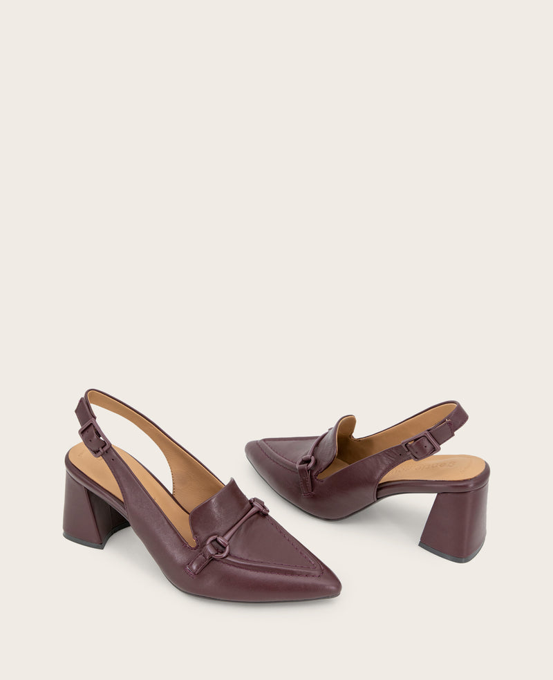 Kenneth Cole - GENTLE SOULS - Dawson Bit Leather Slingback WOMENS HEELS for Women