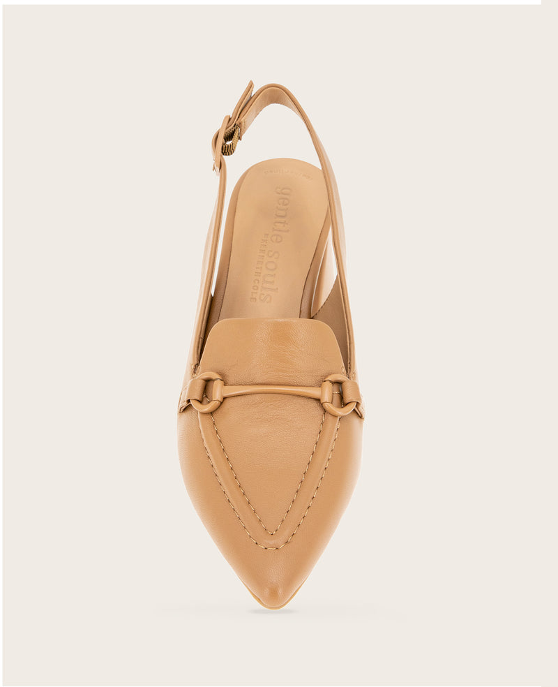 Kenneth Cole - GENTLE SOULS - Dawson Bit Leather Slingback WOMENS HEELS for Women
