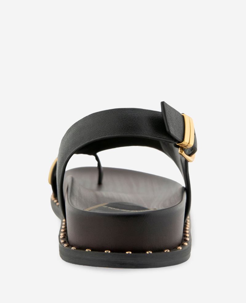 Kenneth Cole - Dixon Leather Toe Ring Buckle Sandal WOMENS SANDAL for Women