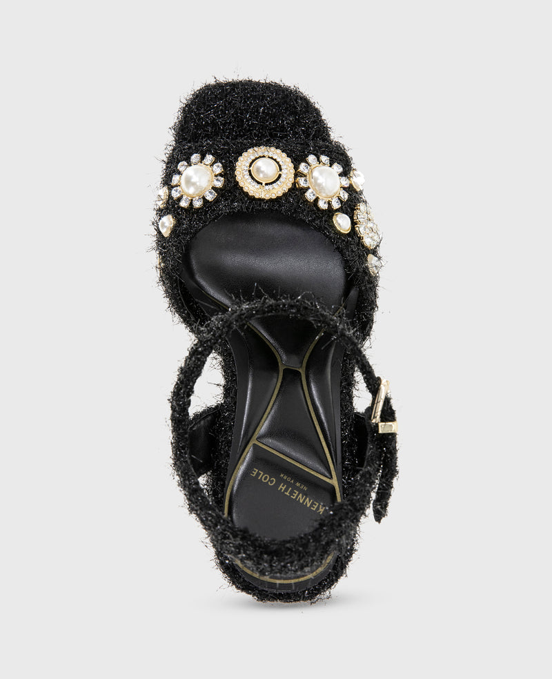 Kenneth Cole - Dolly Charms Fabric Platform Sandal WOMENS HEELS for Women