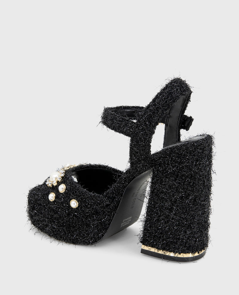 Kenneth Cole - Dolly Charms Fabric Platform Sandal WOMENS HEELS for Women