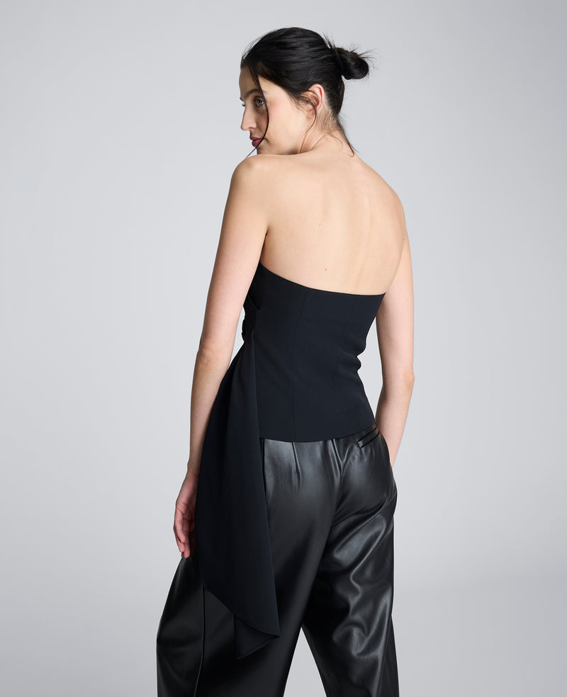 Kenneth Cole - Drape Front Bustier Top WOMENS TOPS for Women