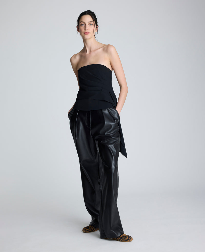 Kenneth Cole - Drape Front Bustier Top WOMENS TOPS for Women