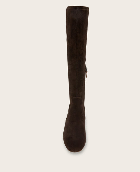 Bottines Gentle Souls - Suède Gris - Taille 9.5 US - Talon Bas 1.5 Pouces - Style Bootie Confort
