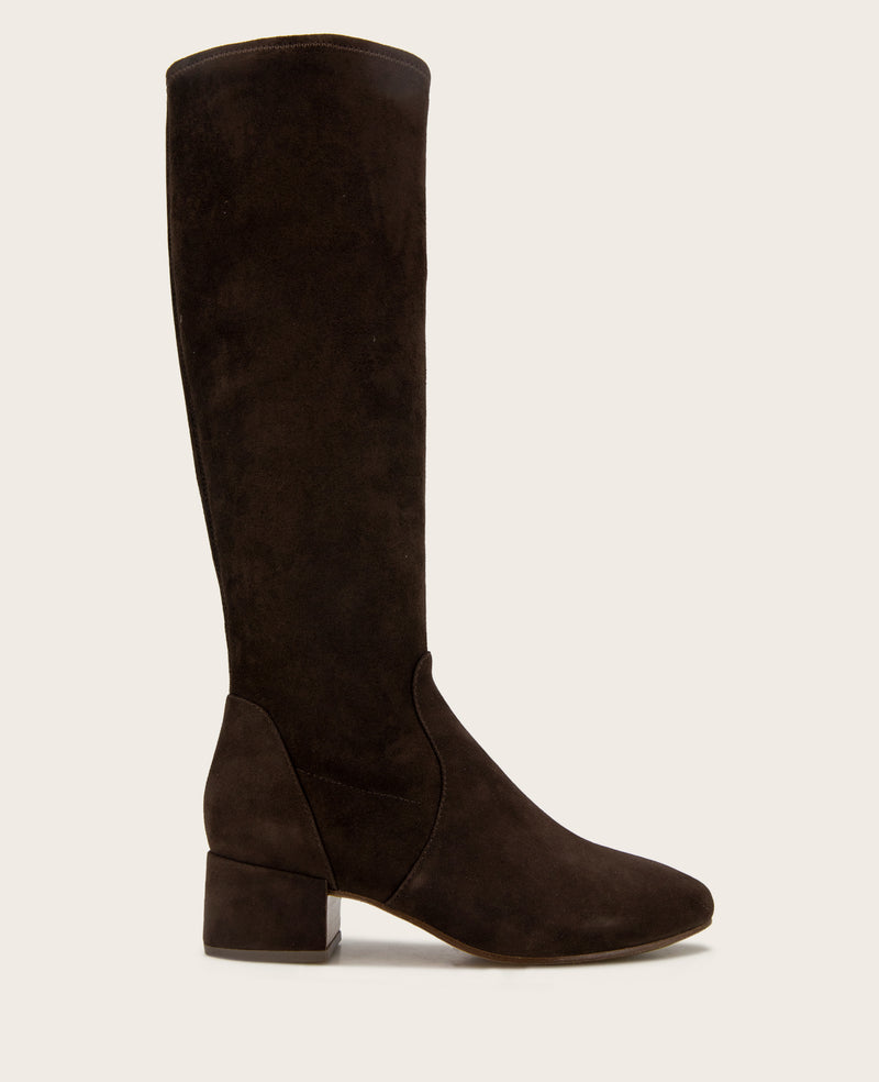 Kenneth Cole - GENTLE SOULS - Ella Suede Stretch Boot with Wide Calf WOMENS BOOT for Women