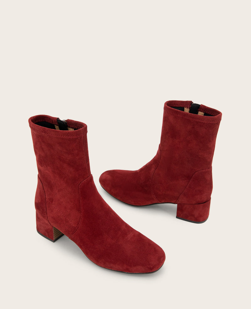 Kenneth Cole - GENTLE SOULS - Ella Micro Suede Stretch Bootie WOMENS BOOT for Women