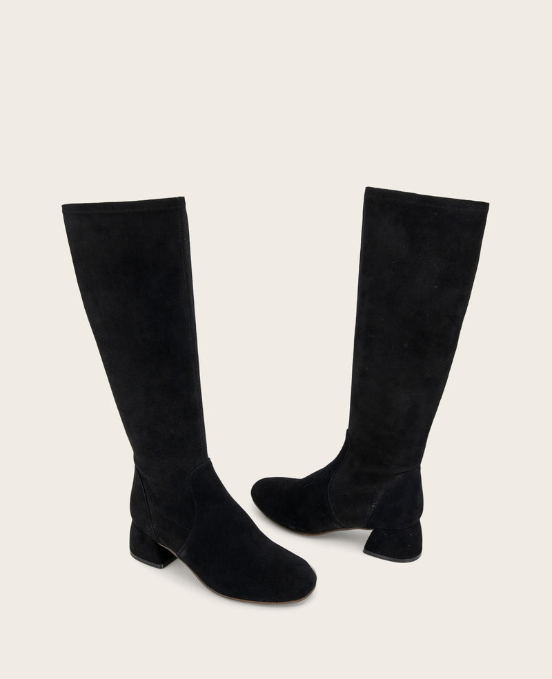 Kenneth Cole - GENTLE SOULS - Emily Micro Suede Stretch Boot with Wide Calf WOMENS BOOT for Women