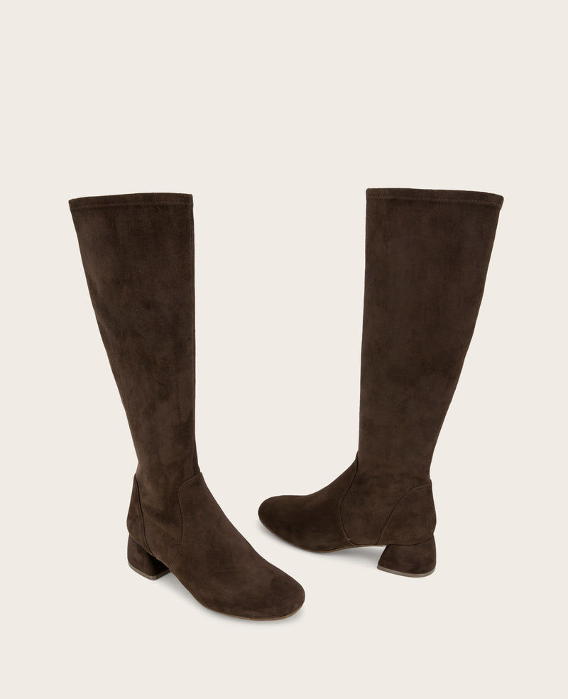 Kenneth Cole - GENTLE SOULS - Emily Micro Suede Stretch Boot with Wide Calf WOMENS BOOT for Women