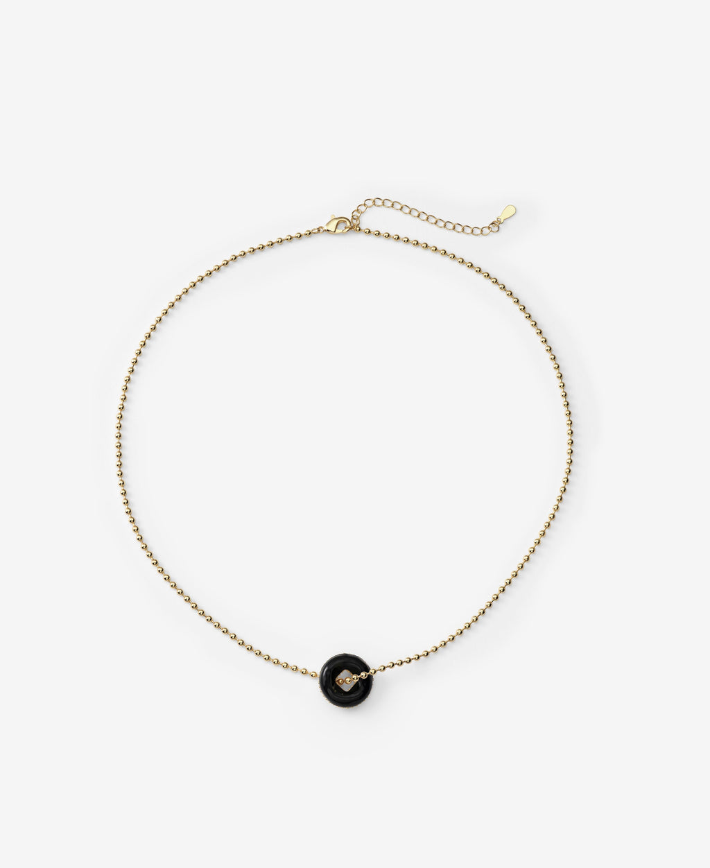 Kenneth Cole - BONBONWHIMS Mental Health Coalition Charm Necklace - Black JEWELRY for Women 