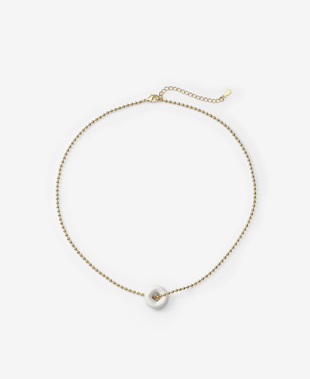 Kenneth Cole - BONBONWHIMS Mental Health Coalition Charm Necklace - White JEWELRY for Women 