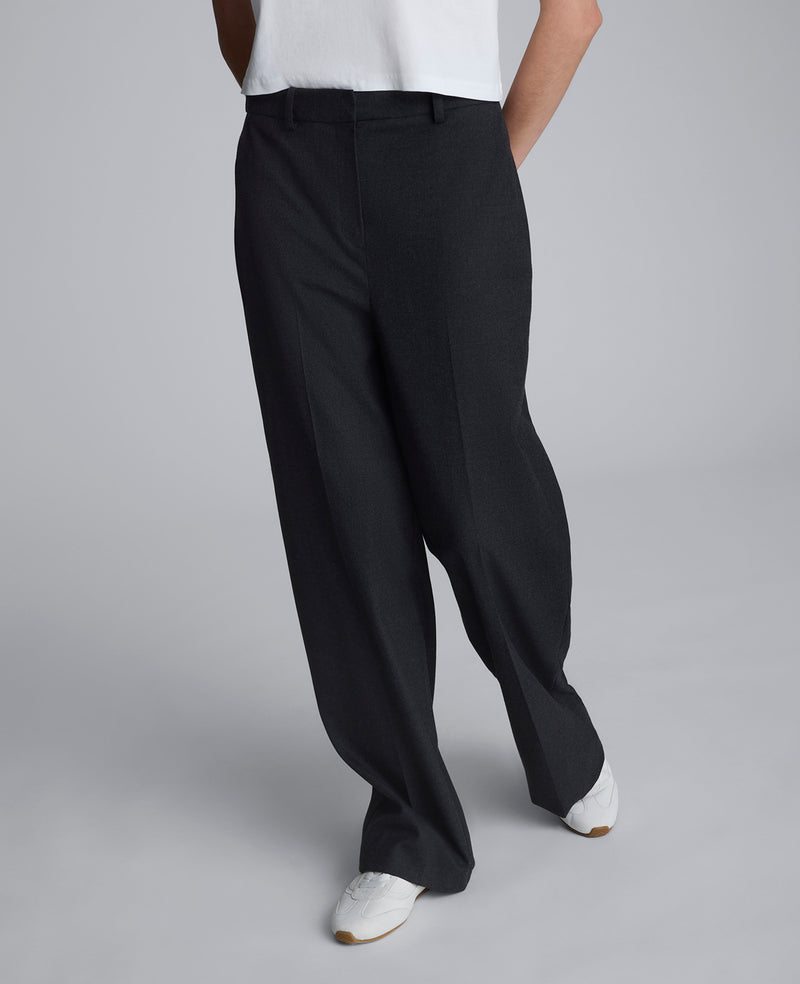 Kenneth Cole - Flannel Wide Leg Pant WOMENS PANTS for Women