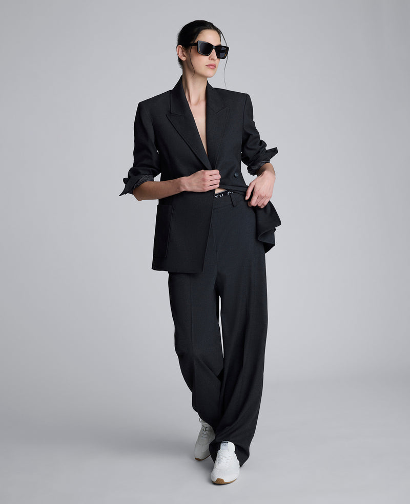 Kenneth Cole - Flannel Wide Leg Pant WOMENS PANTS for Women