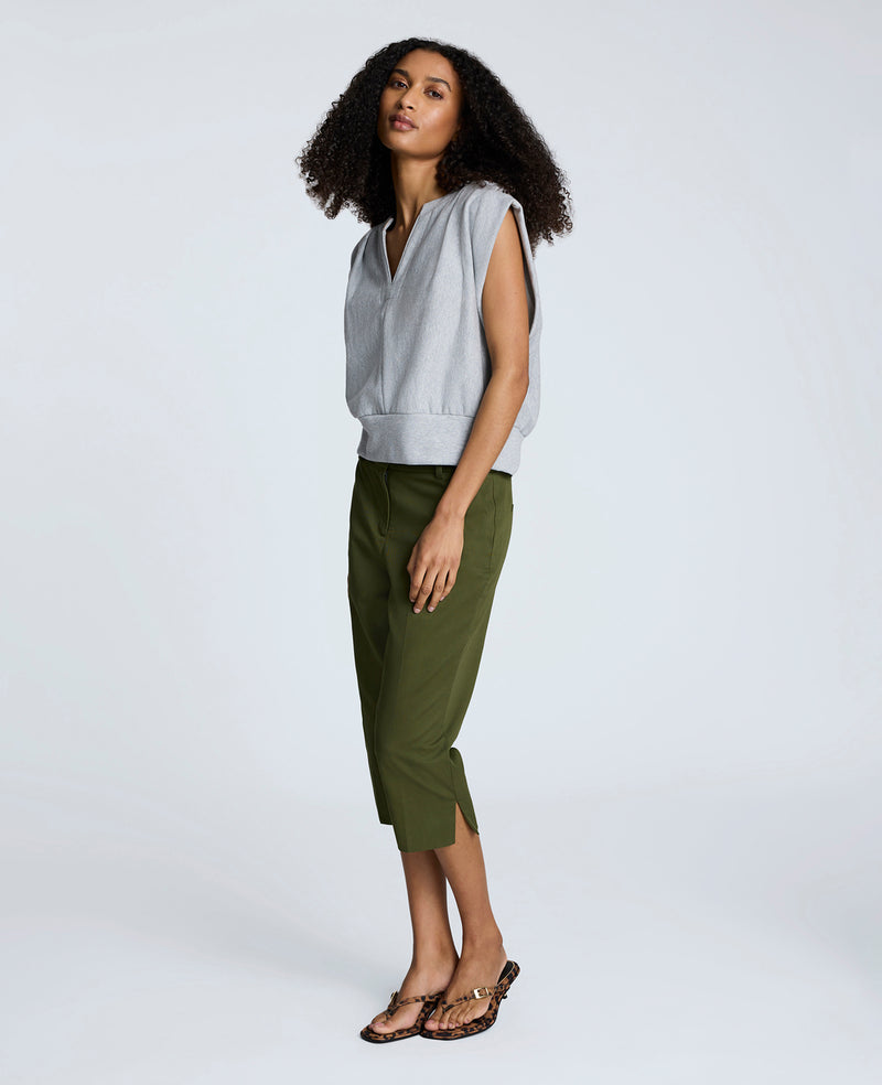 Kenneth Cole - Fly Front Invisible Zip Pedal Pusher Pant WOMENS PANTS for Women