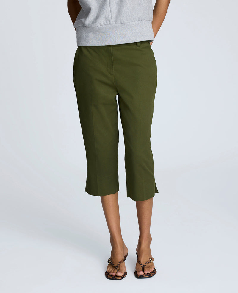 Kenneth Cole - Fly Front Invisible Zip Pedal Pusher Pant WOMENS PANTS for Women