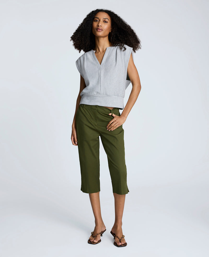 Kenneth Cole - Fly Front Invisible Zip Pedal Pusher Pant WOMENS PANTS for Women