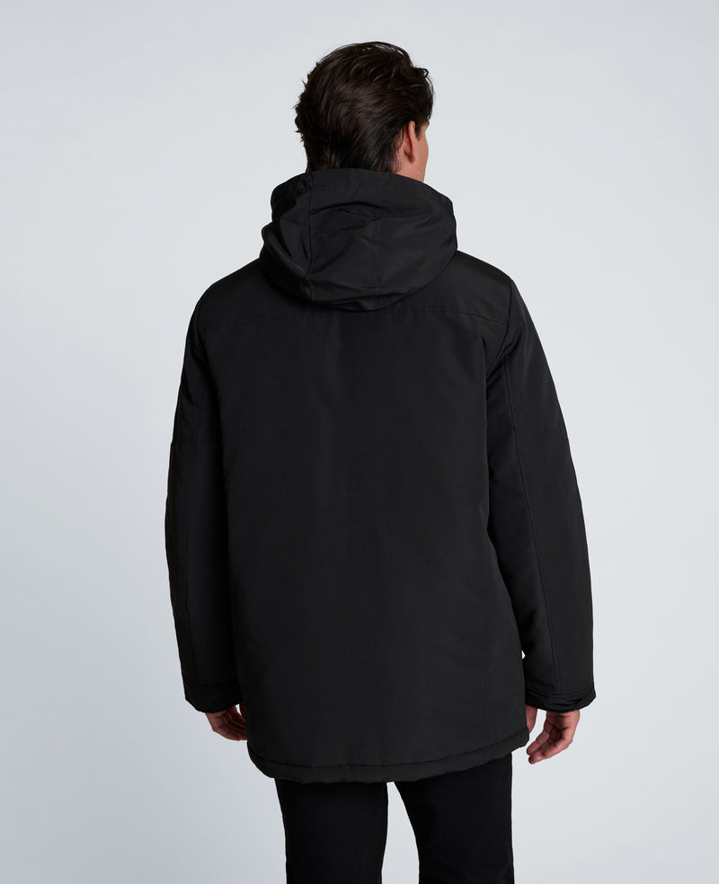 REACTION - Oxford Patch Pocket Parka for Men, Black | KC