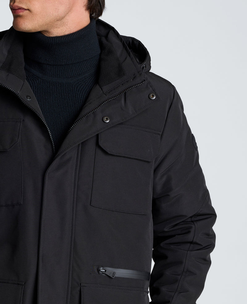 ジャケット・アウター CONNETT ALL TRIP PARKA WEDSTORE REACTION - Oxford Patch Pocket Parka for Men, Black | KC