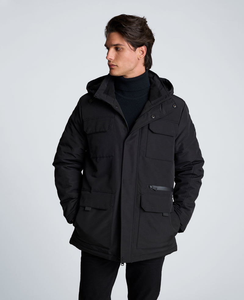 Kenneth Cole - Oxford Patch Pocket Parka MENS OUTERWEAR for Men