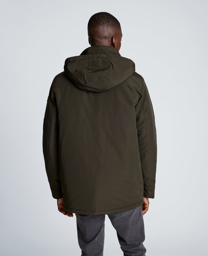 REACTION - Oxford Patch Pocket Parka for Men, Green | KC
