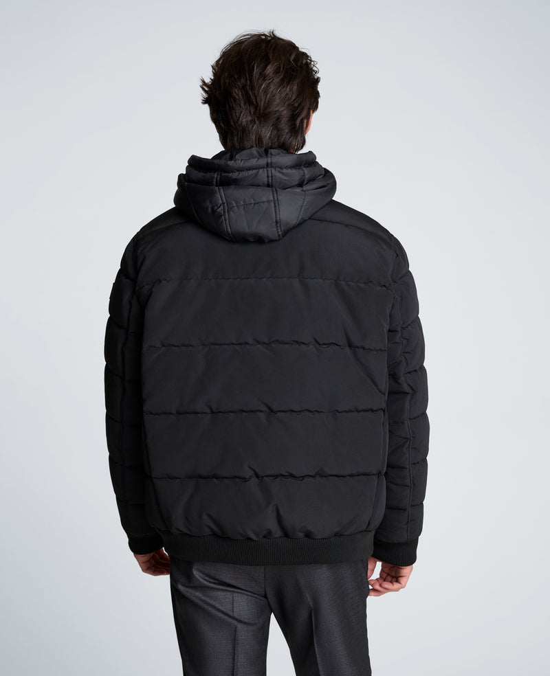 Kenneth Cole - Oxford Hood Bomber Jacket MENS OUTERWEAR for Men
